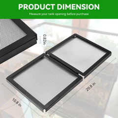 HWEIUA gros plan maille métallique fine pour ventilation et lumière