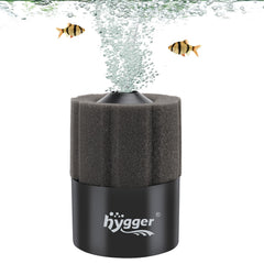 hygger vue avant du filtre en boîte montrant le produit et ses avantages pratiques