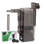 Hygger CO2 écumeur vue frontale montrant design compact et gain d'espace
