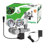 Hygger CO2 vue avant du régulateur montrant robustesse et compatibilité