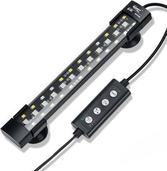 hygger vue frontale de la rampe LED montrant le boîtier discret et design bénéfice d'esthétique propre