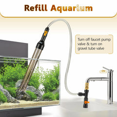 hygger tuyau long 10 m et embouts flexibles pour grande portée