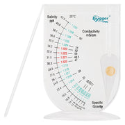 hygger face avant transparent montrant l'échelle pour lecture rapide