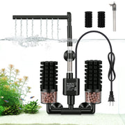 hygger vue avant du filtre compact pour filtration efficace