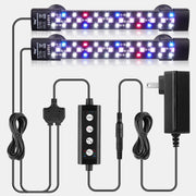 hygger vue avant de la lampe LED aquarium bénéfice éclairage uniforme