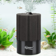 hygger vue frontale du filtre éponge avec montage facile et installation rapide