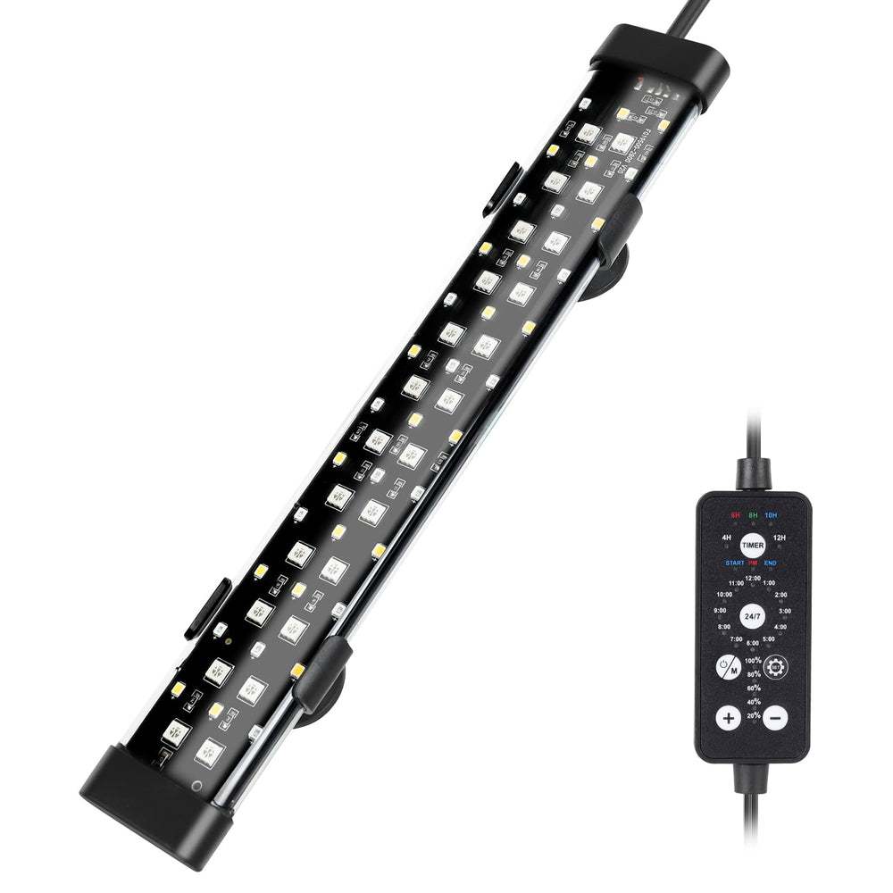 hygger vue face avant de la lampe, illumination uniforme et décorative