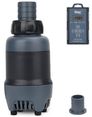 hygger pompe vue avant montrant design compact et installation facile