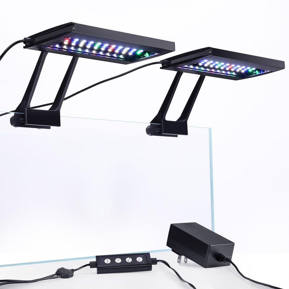 hygger rampe led face avant montrant design et répartition lumineuse