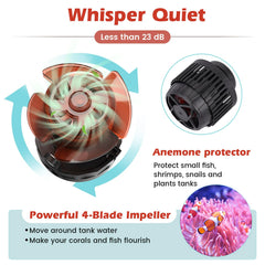 hygger support magnétique fixé au verre pour positionnement sans mouiller