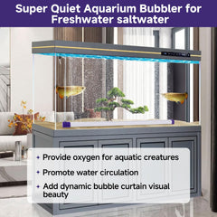 hygger texture du PVC et ABS durable garantissant résistance en eau douce et salée