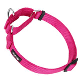 Hyhug collier martingale rose vue de face montrant design et ajustement
