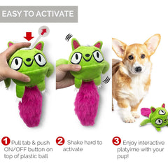 Hyper Pet balle électronique démontée montrant mécanisme et activation facile