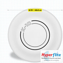 Hyperflite K-10 en vol illustrant trajectoire stable pour récupérations précises