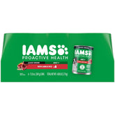 IAMS boîte Agneau & Riz face avant montrant le format 13 oz et l'appétence