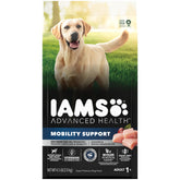 IAMS emballage avant 4,5 lb montrant la recette poulet et bénéfice mobilité