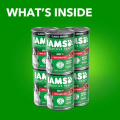 IAMS gros plan sur morceaux en sauce montrant la texture et l'attrait gustatif