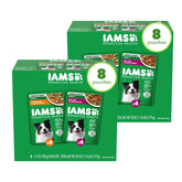 IAMS emballage face montrant variétés et bénéfice nutritionnel