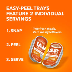 IAMS pâté servi dans une assiette pour chat montrant appétence