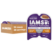 IAMS emballage avant montrant le format 24 unités et praticité