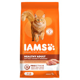 IAMS sachet face avant montrant la marque et bénéfice nutritionnel