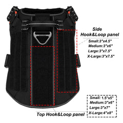 ICEFANG harnais côtés avec sangles Molle pour transporter accessoires pratiques