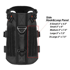 ICEFANG bandes MOLLE latérales avec sacoche attachée, organisation pratique