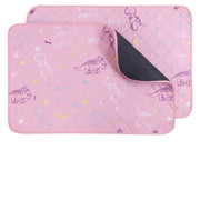 IEUUMLER tapis face avant motif dinosaure rose, protection élégante et absorbante