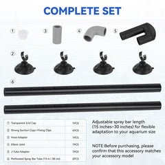 IFERLA kit complet avec adaptateurs, ventouses et clips pour installation facile