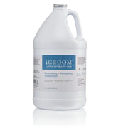 iGroom bouteille gallon face montrant grand format pratique