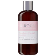 iGroom flacon avant du shampooing visage sans larmes montrant l'étiquette et l'avantage doux
