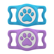 ilFindYou vue avant de l’étui fixé au collier pour localisation durable
