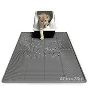 IMMCUTE tapis litière vue recto protégeant le sol