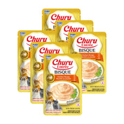 INABA emballage Churu Entrée Bisque poulet montrant le sachet pratique et portionné