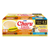 INABA Churu Entrée Mousse face de la boîte montrant le format pratique et apport hydrique