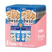 INABA emballage Twin Packs face avant montrant deux portions pratiques