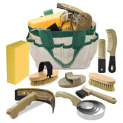 inoreal vue de face de la trousse de pansage montrant rangement pratique