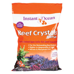 Instant Ocean emballage front montrant le sac et bénéfice facilité d'utilisation