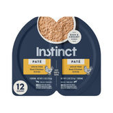 Instinct coupelle face emballage montrant portion pratique