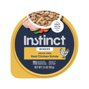 Instinct emballage avant montrant la coupe et ingrédients reconnaissables