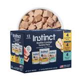 Instinct pack variété face avant montrant sachets et bénéfice appétence