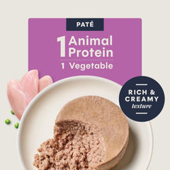 Instinct pâté lapin gros plan texture pâté lisse bénéfice digestibilité