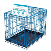 Internet's Best vue avant de la cage bleue offrant sécurité et confort