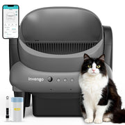Invengo vue frontale du bac avec ouverture supérieure et accès facile pour chat