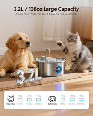Invengo vue de profil sur le jet style robinet encourageant la boisson