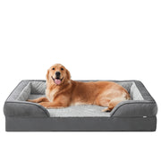 INVENHO vue avant du lit pour chien montrant forme canapé et confort