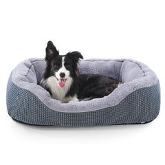 INVENHO vue avant du lit pour chien montrant confort et maintien