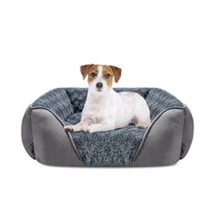 INVENHO vue avant du lit pour chien montrant bords surélevés et confort