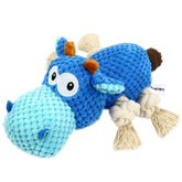 IOKHEIRA visage avant de la peluche montrant la forme et le couineur pour jeu durable