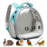 ioview vue de face du sac à dos vert montrant la bulle et la porte, sécurité et visibilité